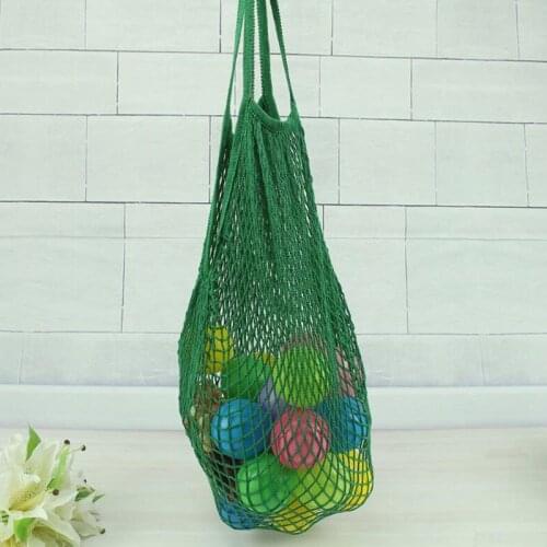 2018 New Mesh Shopping Bag Reusable String Fruit Storage Handbag Totes Women Shopping Mesh Net Woven Bag Shop Grocery Tote Bag