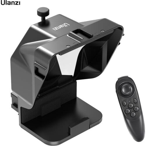 Ulanzi PT-16 SmartphoneTeleprompter /Camera Teleprompter Prompter Phone Holder Remote Control for Video Recording Live Streaming