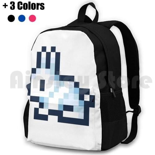 Terraria Rabbit Outdoor Hiking Backpack Waterproof Camping Travel Pixel Terraria Rabbit Game