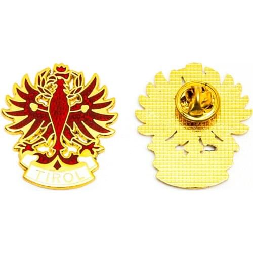 Environmental protection hot sale zinc alloy military badge new best selling electroplating gold badge