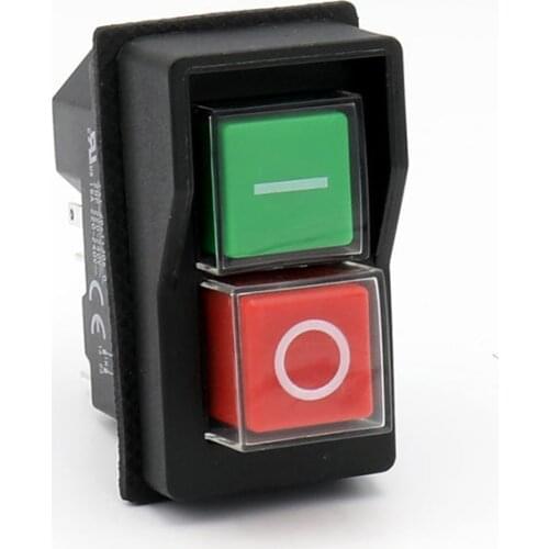 1pcs KJD17=KLD28 4/5 FOOT Garden Tools Electromagnetic Starter Push Button Switch Machine Equipment IP55 Waterproof Safety witch