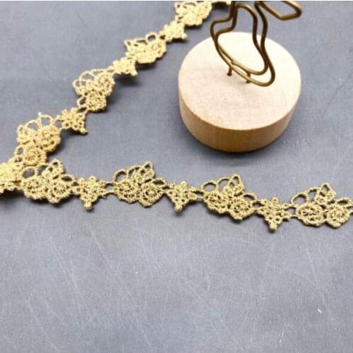 1yard/lot Width:1.4cm Rose Embroidery Clothing Sewing Accessories Water-solubility Lace(ss-2073)