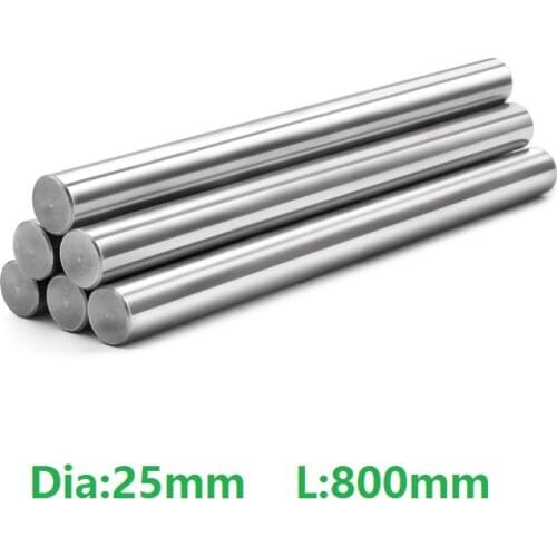 4pcs/lot 25mm linear shaft 800mm long 25x800mm chromed plated hardened shaft rod bar CNC router