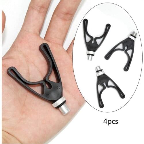4Pcs Fishing Tackle Rod Pod Butt Rest Adjustable Holder Gear for Bank Sticks