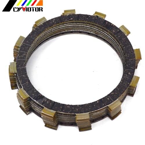 8PCS Motocycle Clutch Friction Plates Disc Set For YAMAHA XT500 SRX600 TT600 XT600 XT600E YFM 660 R RLE RSE Raptor SE