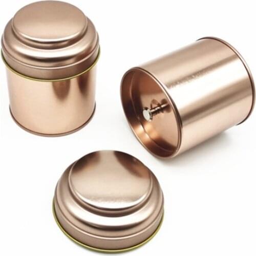 Airtight Smell Proof Container Aluminum Colorful Herb Stash Tea Jar Sealed Can Pretty Hot Ceramic Smoking Pipe Herb Grinder