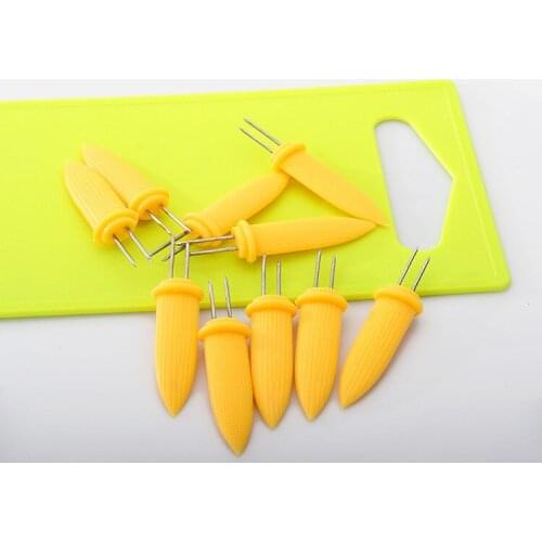 HMROVOOM Corn Needle Barbecue Fork Barbecue Fork Outdoor Camping Barbecue Products Fruit Fork