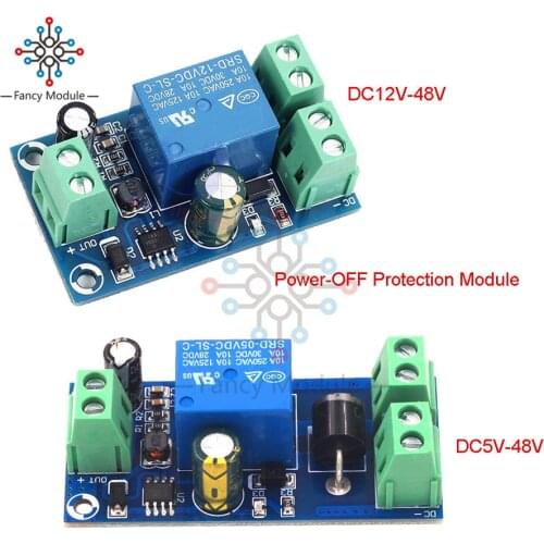 Power-OFF Protection Module Automatic Switching Module UPS Emergency Cut-off Battery Power Supply DC 5V/12V to 48V Control Board