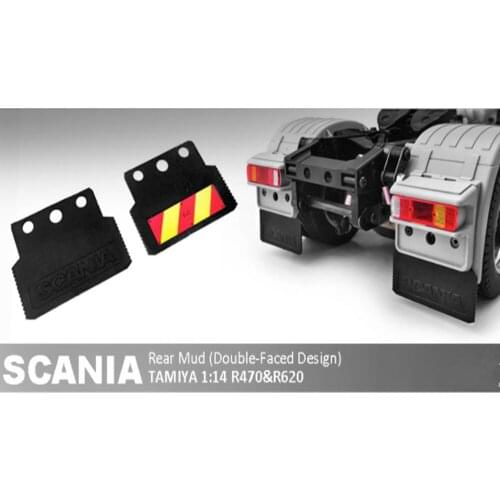 New tamiya scania truck double-faced rear mud/fender for 1/14 scale rc trailer scania R620 56323 R470 tractor truck