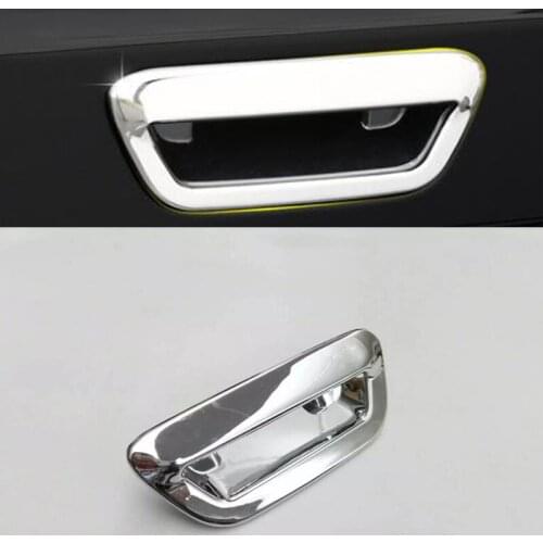 Fit for Jeep Compass 2017 2018 ABS chrome rear boot trunk door handle bowl tailgate trim cover molding garnish