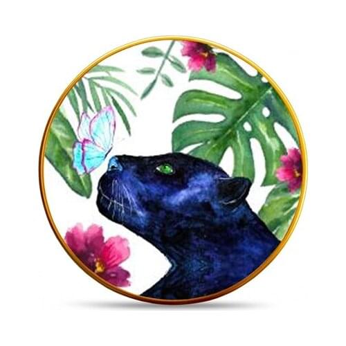 Majida Service Plate 6 Pieces 25 Cm Panther