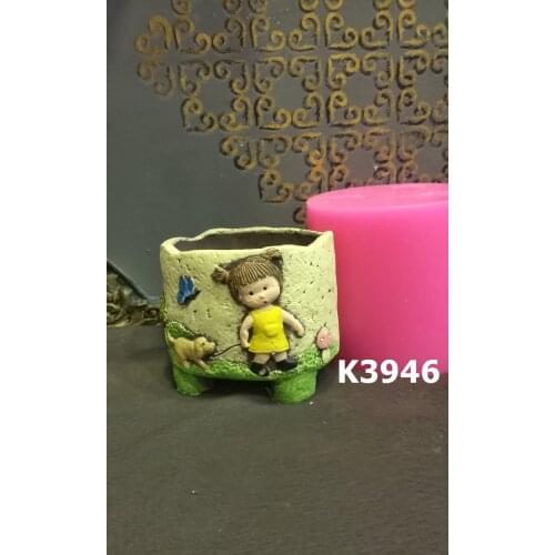 Dog Girl Silicone Mold