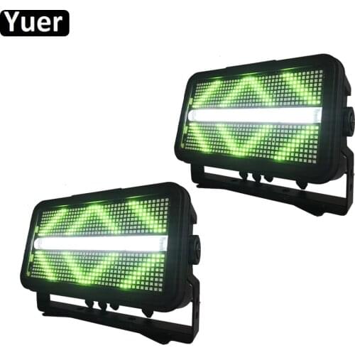 2Pcs/Lot Super-Bright LED Super Strobe Lights 1400W 640 SMD5050 LED Stage Effect light Party DJ Disco Party KTV Stage Lights