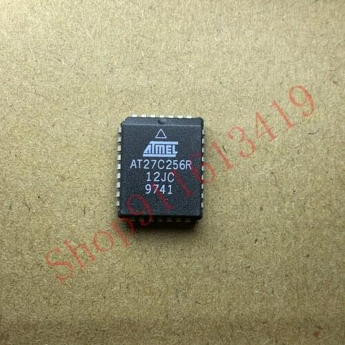 1PCS AT27C256R-12JC AT27C256R PLCC 256K 32K x 8 OTP CMOS EPROM