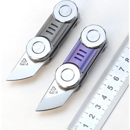 2021 NOC MT-13 Folding Knife S125V Blade Titanium Handle CS Go Camping Cutter Fruit Pocket knives Outdoor Survival EDC Tools