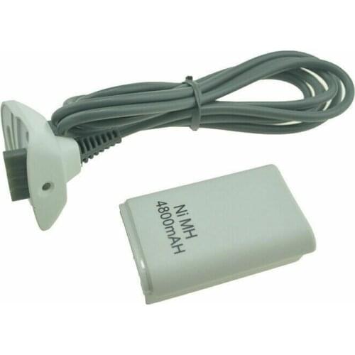 2021 New Arrival USB Charging Connecting Cable Rechargeable Battery For Xbox 360 Wireless Controller Game Accessories