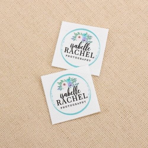 70 Custom Iron Labels, Clothing Labels Made, Logo or Text, Custom Design, iron on (TB0080)