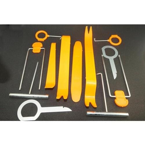 Car Radio Door Clip Panel Trim Dash Audio Plastic Removal Pry Tools Kit 12Pcs