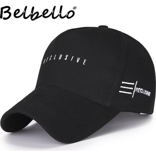 Belbello Mens and womens baseball caps Korean version Chao Rens sunshade caps leisure sunscreen duck tongue caps