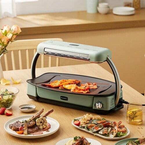 Smokeless fast electric grill household barbecue skewers machine photo meat plate electric grill SteakMaster grilling Househ