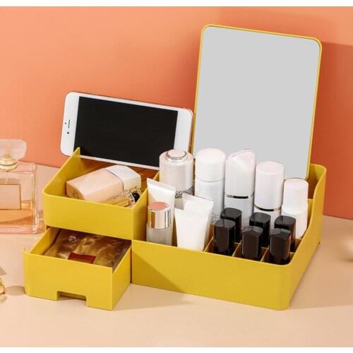 Large Capacity Multiple Tier Makeup Brush Cosmetics Storage Box Rack Drawer Container Organizer Accessories Sundries Storage Box