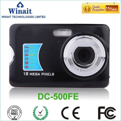 Freeshipping18MP 8x digital zoom mini Digital camera/camera digital with 2.7" TFT display Telescopic lens digital camera DC-500