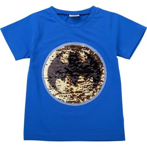 Childrens T-shirt 2019 summer cartoon short sleeves hundred cotton comfortable childrens childrens clothing