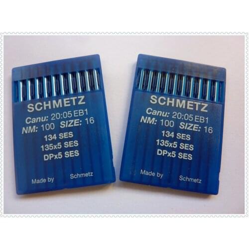 SCHMETZ Sewing Machine Needles, DPx5 SES,135x5 SES,134 SES,20 Pcs/Lot, For Double Needles Industrial Bartack Sewing Machines