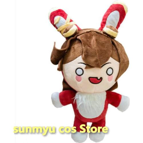 Game Genshin Impact Amber Rabbit Plush Doll Baron Bunny Stuffed Toy Cosplay Props Gifts
