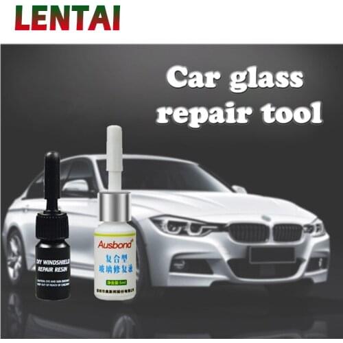 LENTAI For Jeep renegade wrangler grand Mitsubishi asx Abarth 1Set Car Glass Repair Kits Car Window Scratch Crack Restore Tool