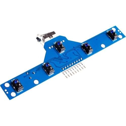 Smart Electronics Five road tracing module tracing sensor tracking module 5 functions to send routines TCRT5000