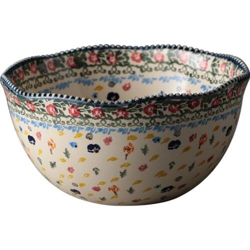 Ceramic Big Soup Bowl Household Ramen Bowl Super Large Salad Bowl Large Creative Instant Noodle Bowl noodle bowl