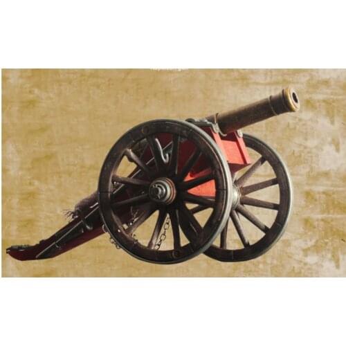 Napoleon cannon and cannon metal furnishings cafe sample bar room arts Milu deer decoration furnishings Crafts Arts