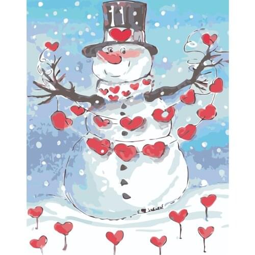 Andante True Painting By Numbers Diy Dropshipping 40x50cm Cartoon Child Figure Canvas Wedding Decoration Art Picture Gift