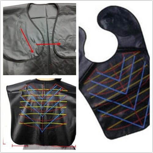 Hairdressing Neck Cape Hair Cut Salon Barber Silicone Wrap Protect Shawl For Salon Stylist Barbershop