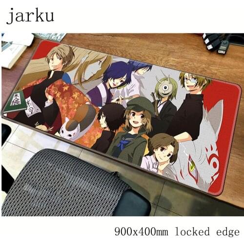 Natsume yuujinchou pad mouse computador gamer mause pad 900x400X2MM padmouse Adorable mousepad ergonomic gadget office desk mats