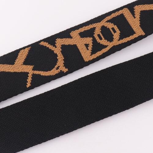 5 Yards 38mm Nylon Ribbon Black Brown Webbing Upholstery Webbing Tote Bag Handle Pet Collar Leash Purse Supplies Belt 1 1/2 inch