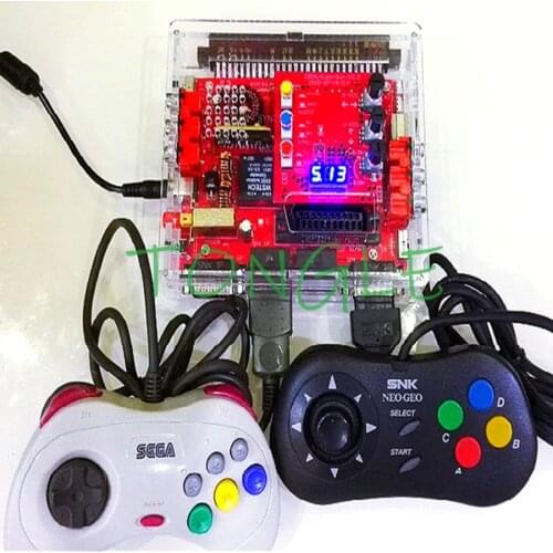 Newest V2 Super Gun JAMMA CBOX Converter Board to SNK D15P Joypad & Saturn Gamepad for Any JAMMA PCB Pandora box MVS Motherboard