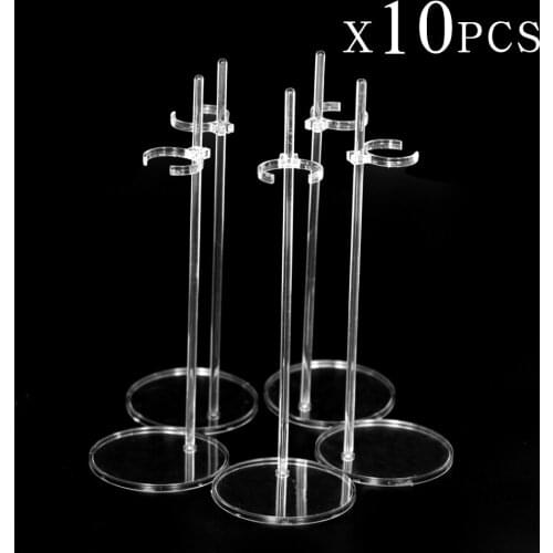 10 PCS Stands For 1/6 Dolls Transparent Support Barbie Stand 30cm Figure Display Holder High Quality Children Toys Accessories