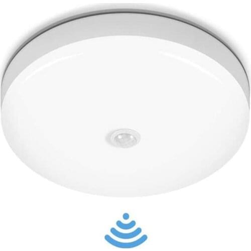 Flush Mount Ceiling Light 12W LED Fixture Motion Sensor Light Indoor Light for Kitchen Bedroom Bathroom Hallway