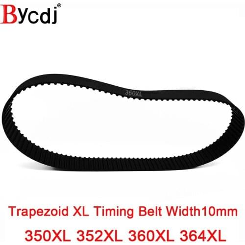 BycdjXL Timing Belt 350XL/352XL/360XL/364XL Rubber Timing Pulley Belt 10mmWidth Closed LoopToothed Transmisson Belt pitch 5.08mm