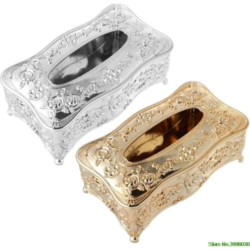 Luxury European Style Acrylic Tissue Box KTV Handkerchief Toilet Paper Holder