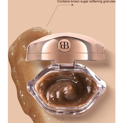 Sugar Scrub Lips Scrub Lip Balm Face Exfoliator Brown Sugar Smoothie Lip Scrub Fades Lip Wrinkles