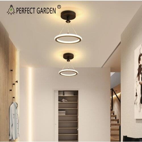 Modern LED Chandelier Ceiling living room Single Circle lighting fixtures Home Decor hanging lights dining pendant lamps