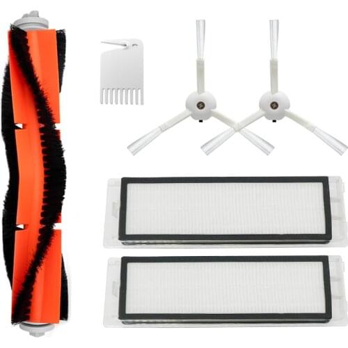 HEPA Filter + Side Brush + Main Brush for Xiaomi Mi Robot Vacuum Cleaner parts accessories roborock S50 S51 SDJQR01RR xiaowa c10