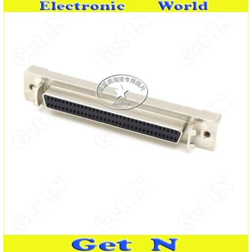 1pcs SCSI 68PIN Female Board Connector Straight Leg Female Plug 69PIN PCB SCSI Adapter