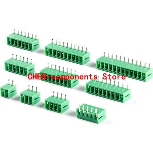 5pcs KF2EDGR-3.5-2/3/4/5/6/7-12P Curved pin socket 3.5mm pitch pluggable terminal block