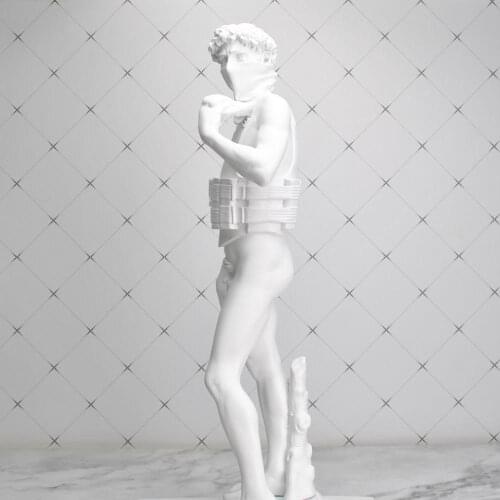 Suicide Bomb David - Banksy Art Work - Modern Sculpture Art Ornament Home Decoration Human Statue