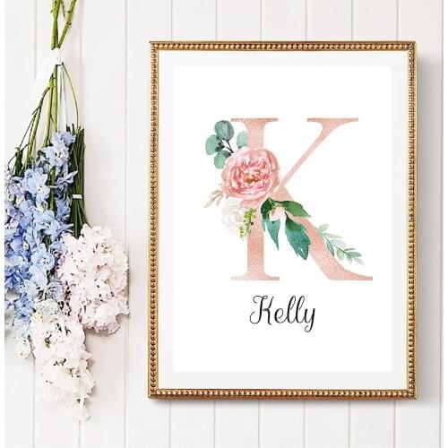 Baby Custom Diamond Painting Name Letter 5D Diamond Embroidery Wall Art Picture Cross Stitch Kits Kids Bedroom Home Decor Gift