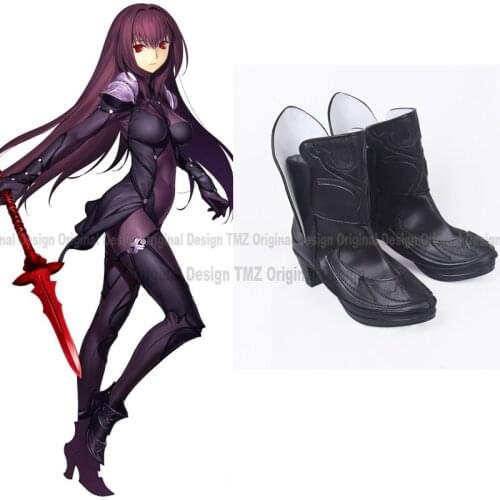 FGO Fate Grand Order Scathach Cosplay Shoes Boots Adult Halloween Party Cosplay Costume Accessories